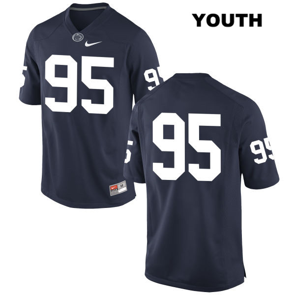 NCAA Nike Youth Penn State Nittany Lions Donnell Dix #95 College Football Authentic No Name Navy Stitched Jersey TEM8198KN